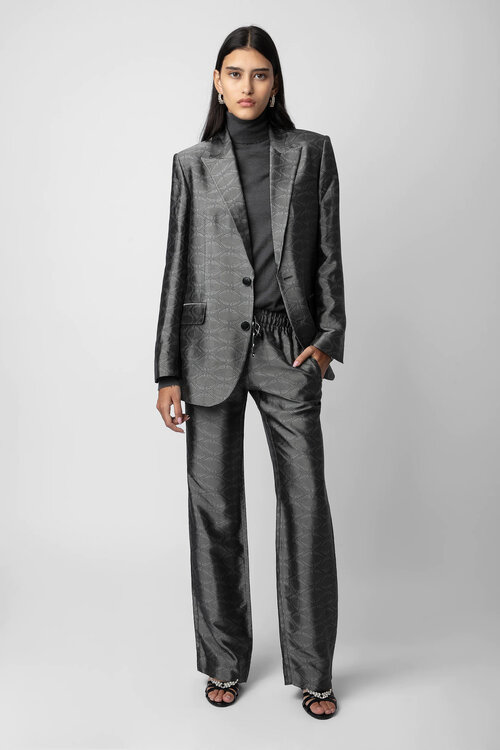 Zadig & Voltaire Anthraciet Pomy Jac Wings