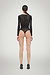 Wolford Black Snake Lace String Body