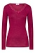 Hanro Bordeaux Woolen Lace Shirt L/M