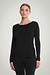 Wolford Black Aurora Pure Top Long Sleeves