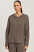 Hanro Taupe Easy Wear Hoodie