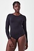 Spanx Black Bodysuit Scoop Neck