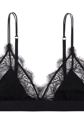 Love Stories Black Love Lace Bralette