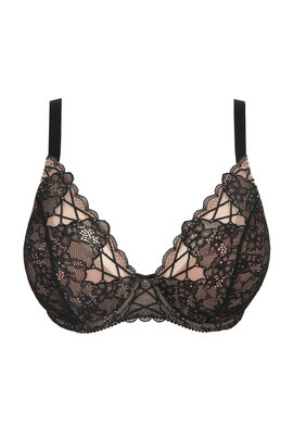 Prima Donna Black Livonia Half Padded Plunge Bra