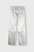 10Days Zilver flared pants leatherlook