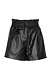 Ba&sh Zwart Leren Short