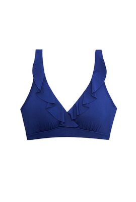 Lauren Ralph Lauren Sapphire Beach Club Solids Bikini Top