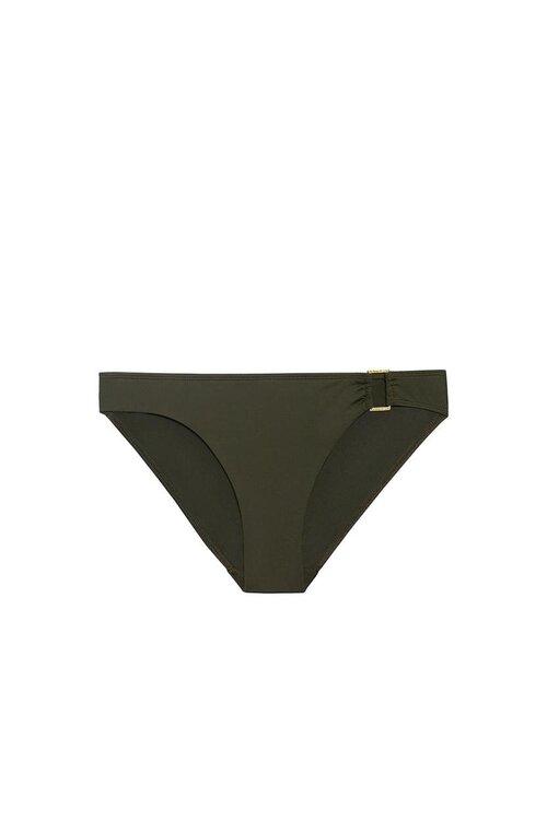 Lauren Ralph Lauren Olive Beach Club Solids Bikini Slip