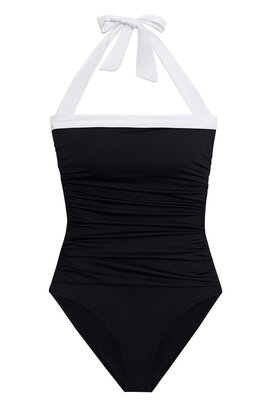 Lauren Ralph Lauren Black Bel Air Bandeau Badpak