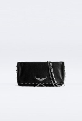 Zadig Voltaire Rock leren tas met studs Van Dort Mode