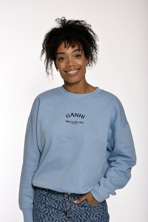 Ganni Blue Sweater