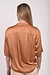 Forte_Forte Oranje Blouse korte mouw