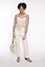 Zadig & Voltaire Off White Tyrone kanten blouse