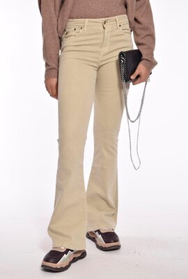 Lois Jeans Beige Flared Jeans