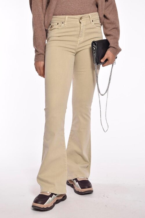 Lois Jeans Beige Flared Jeans