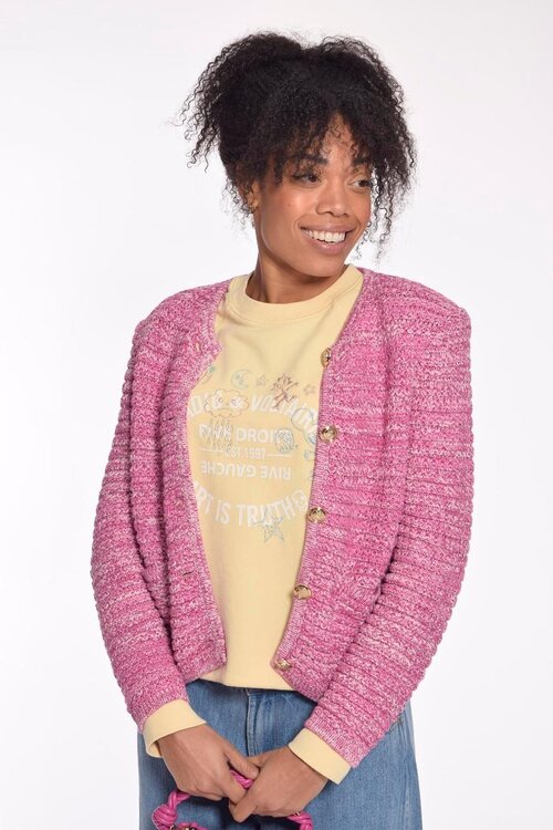 Ba&sh Roze Tweed Blazer