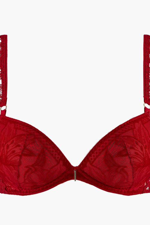 Aubade Red Coeur A Corps Push Up BH