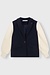 10Days Night sky blazer knit sleeve