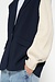 10Days Night sky blazer knit sleeve