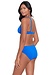 Lauren Ralph Lauren Royal blue Beach Club Solids Bikini Top