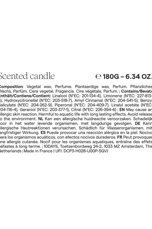 10Days Unexpectedly scented candle