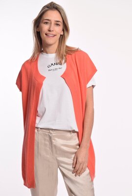 Absolut Cashmere Melon Diana Gebreid Gilet