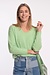 Absolut Cashmere Pistachio Soeli V-Neck Trui