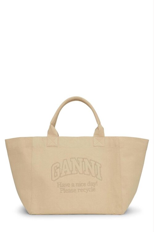 Ganni Beige Shopper