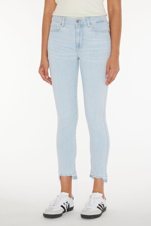 7 For All Mankind Light Blue Roxanne Left Hand