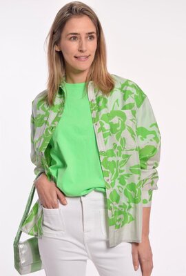 Essentiel Antwerp Groene Zijde Blouse