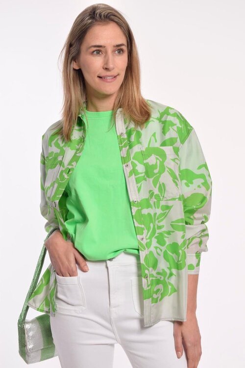 Essentiel Antwerp Groene Zijde Blouse