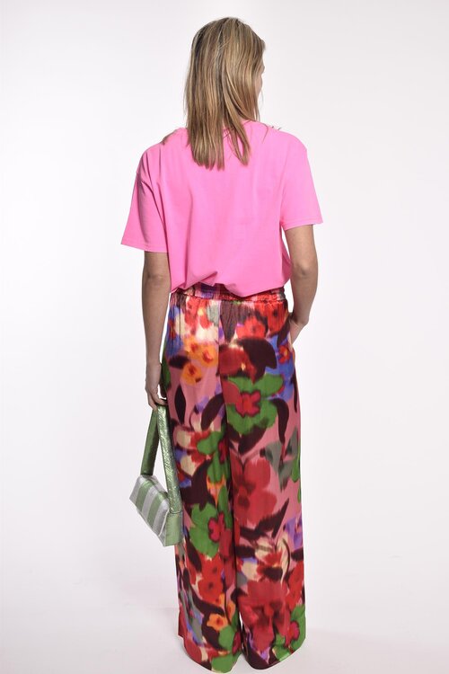 American Vintage Roze T-shirt fluo