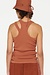 10Days saddle brown cut out tank top rib