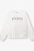 10Days Ecru logo sweater