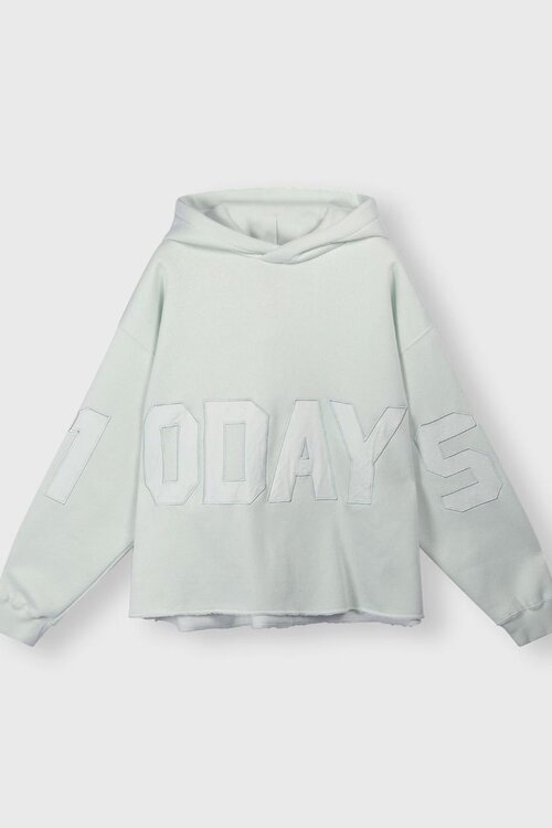 10Days Sea foam hoodie logo patch