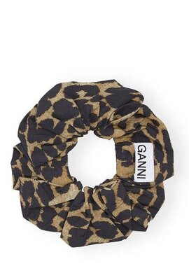 Ganni Leopard Luipaard Scrunchie