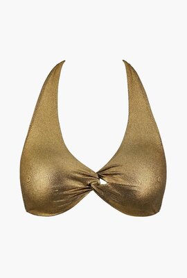 Aubade Gold Sunlight Glow Bikini Top