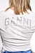 Ganni White Lange mouw Shirt