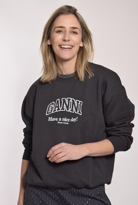 Ganni Anthraciet Sweater