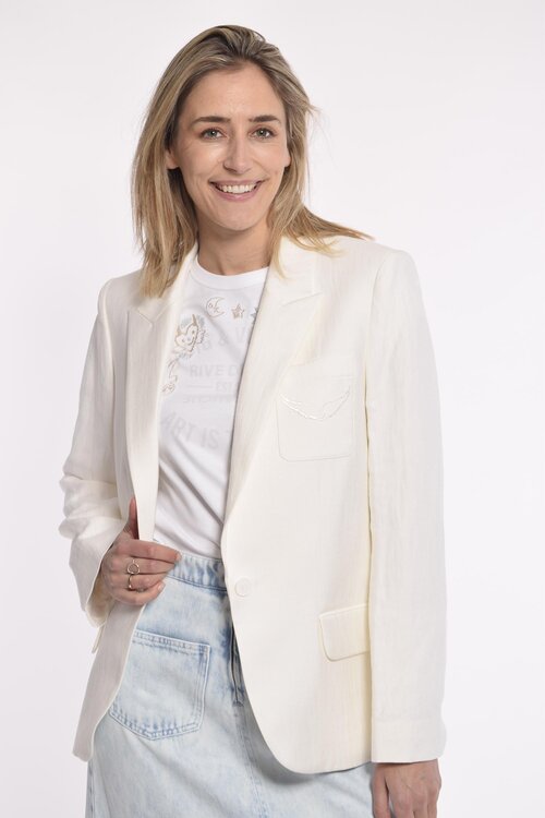 Zadig & Voltaire Witte Vow Blazer