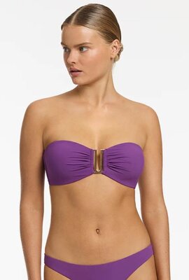 Jets Purple Bikini Top