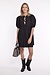 Ganni Black Mini dress Poplin