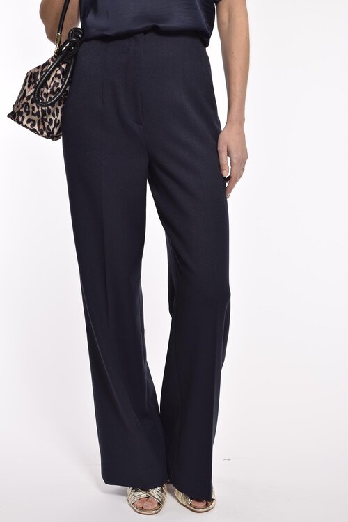 Essentiel Antwerp Navy Wide Leg Pantalon