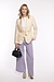 Forte_Forte Ivory Zijde Blazer met Ceintuur