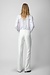 Zadig & Voltaire Witte Pistol Linnen Pantalon