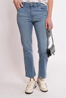 Lois Jeans Denim Straight Cropped Jeans