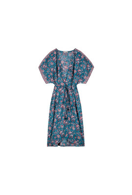 Louise Misha Blauw Chill Kimono