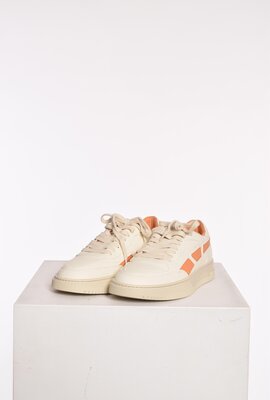 Saye Wit / oranje Vegan Sneakers