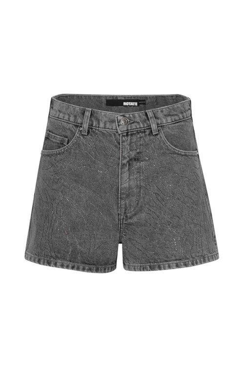 Rotate Grey denim Shorts