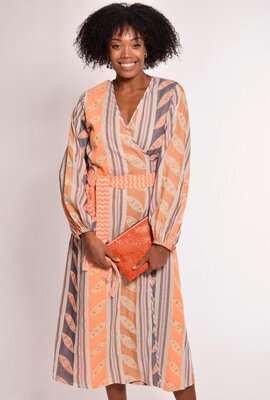 Devotion Orange Thetis Maxi Jurk